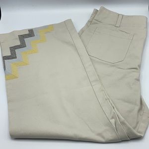 NWT! Anthropologie Maeve Cropped High Rise Pant